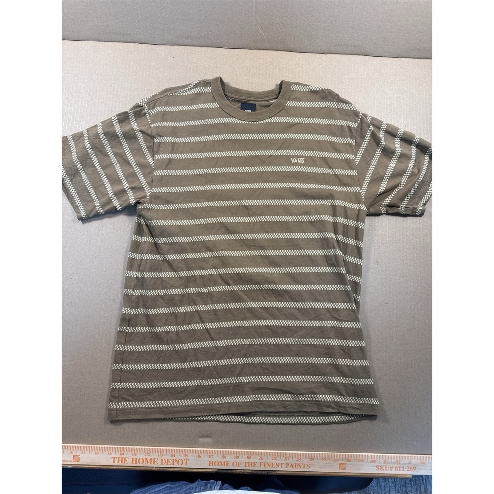 Vans T-Shirt Striped Size Medium‎